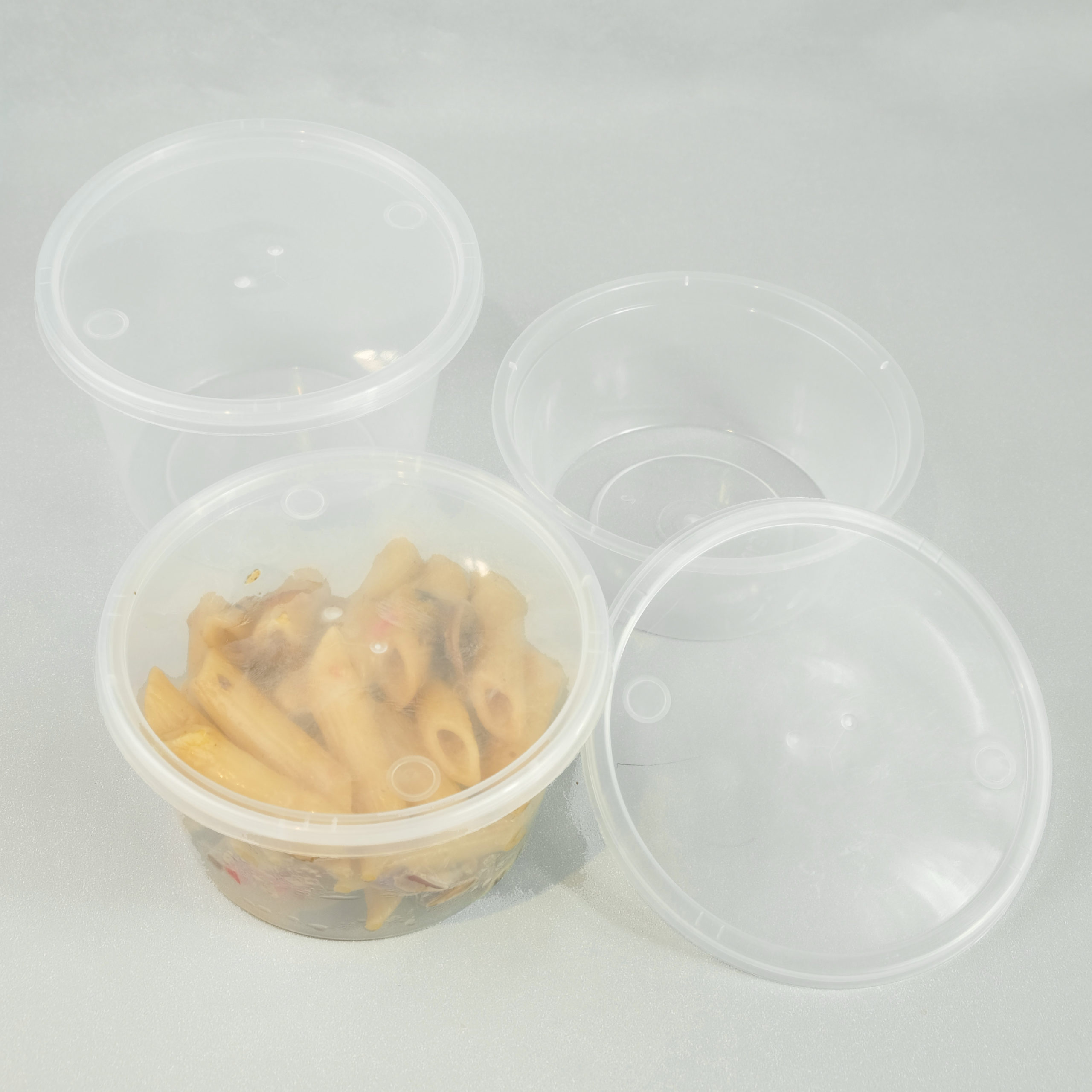Round Plastic Containers
