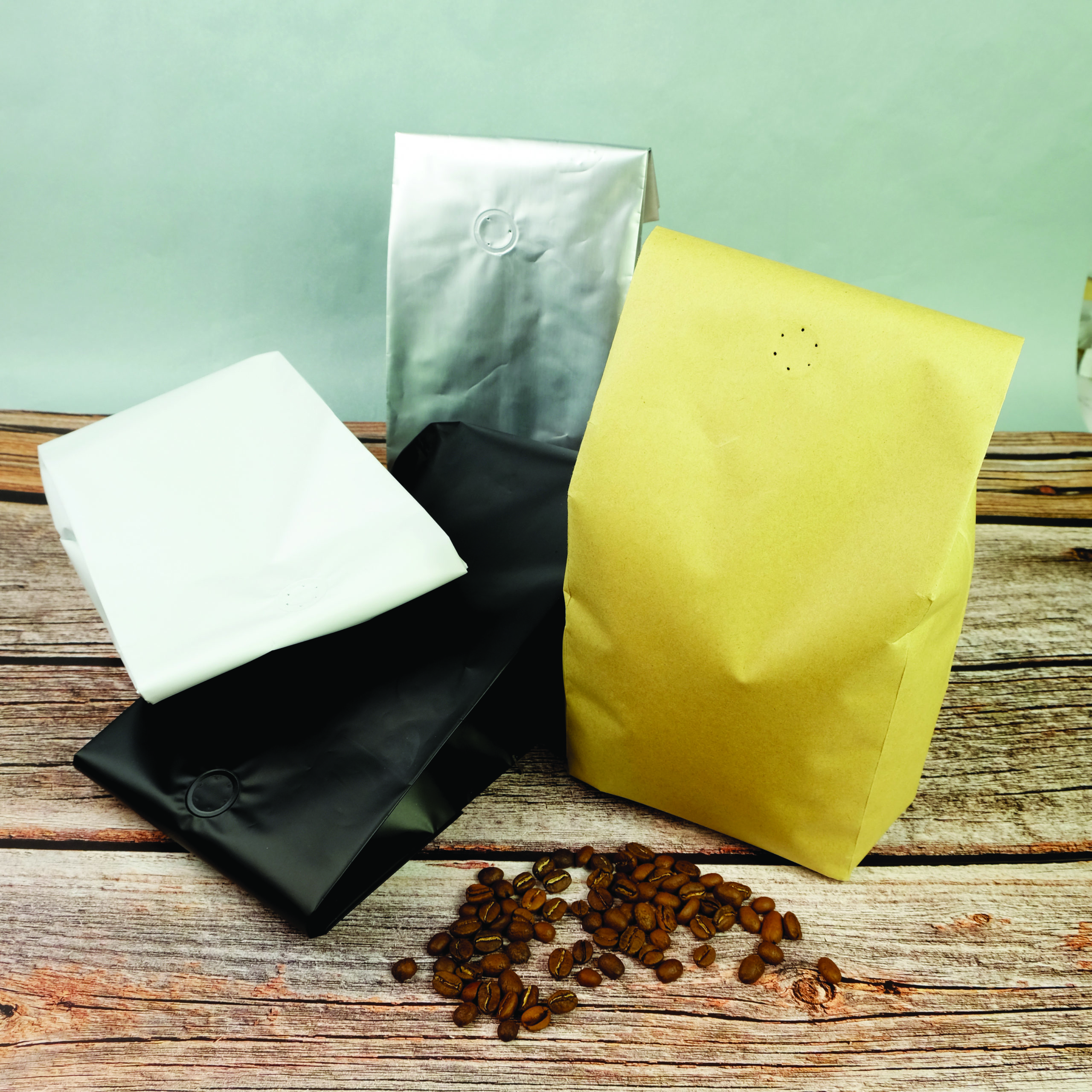 1kg Side Gusset Coffee Bean Bags
