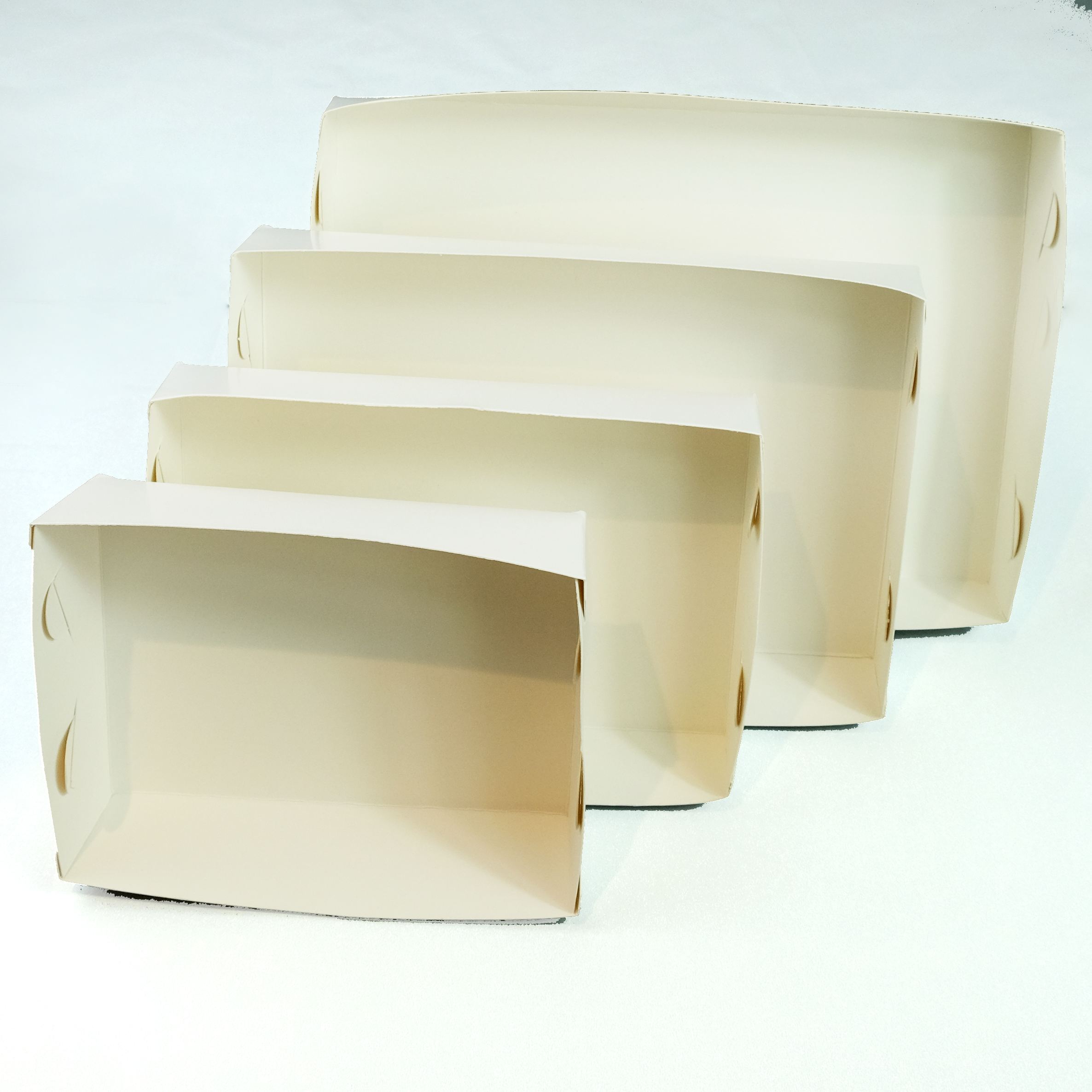 White Paper Food Trays