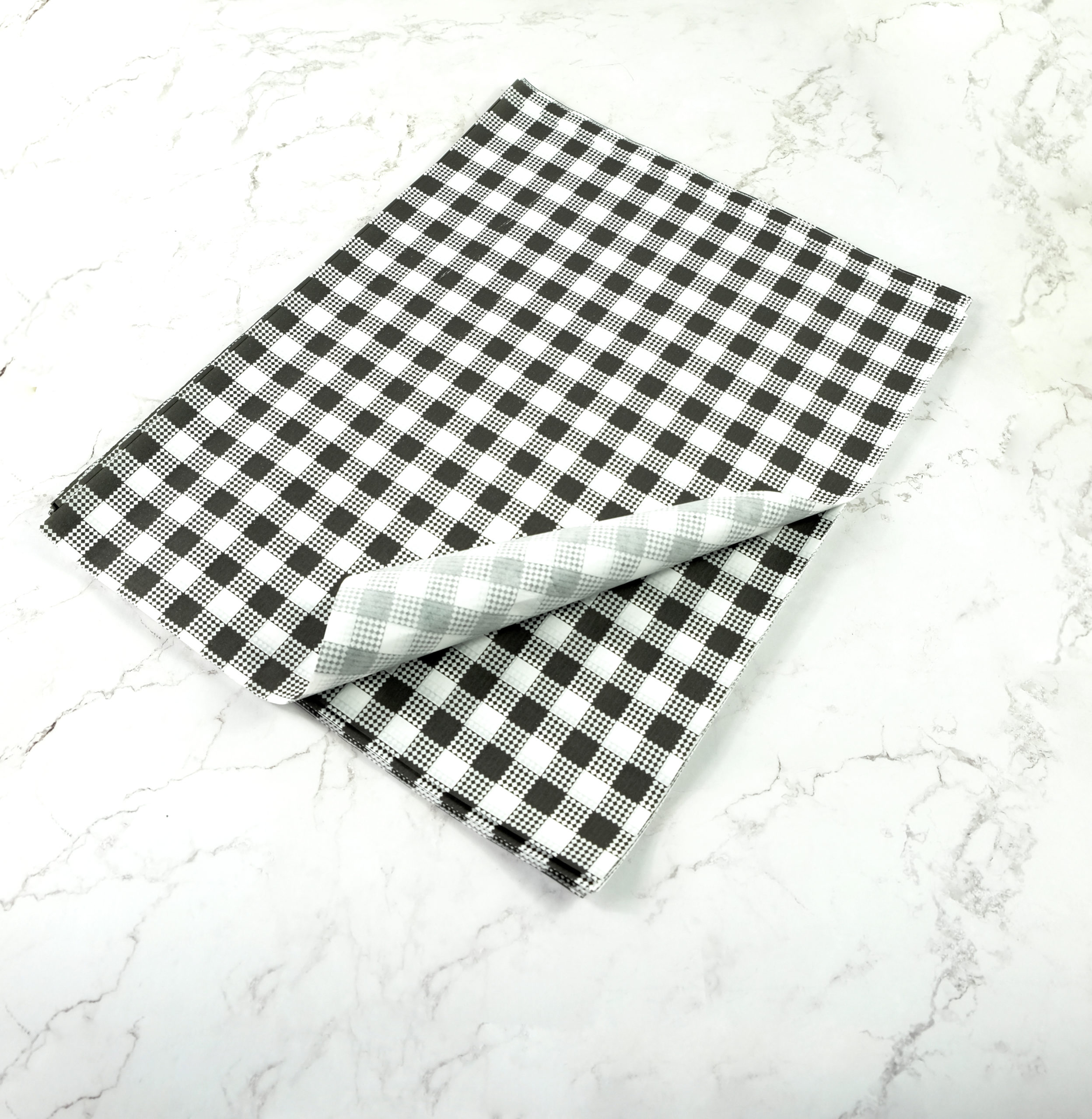 Gingham Food Wrapping Paper - Greaseproof